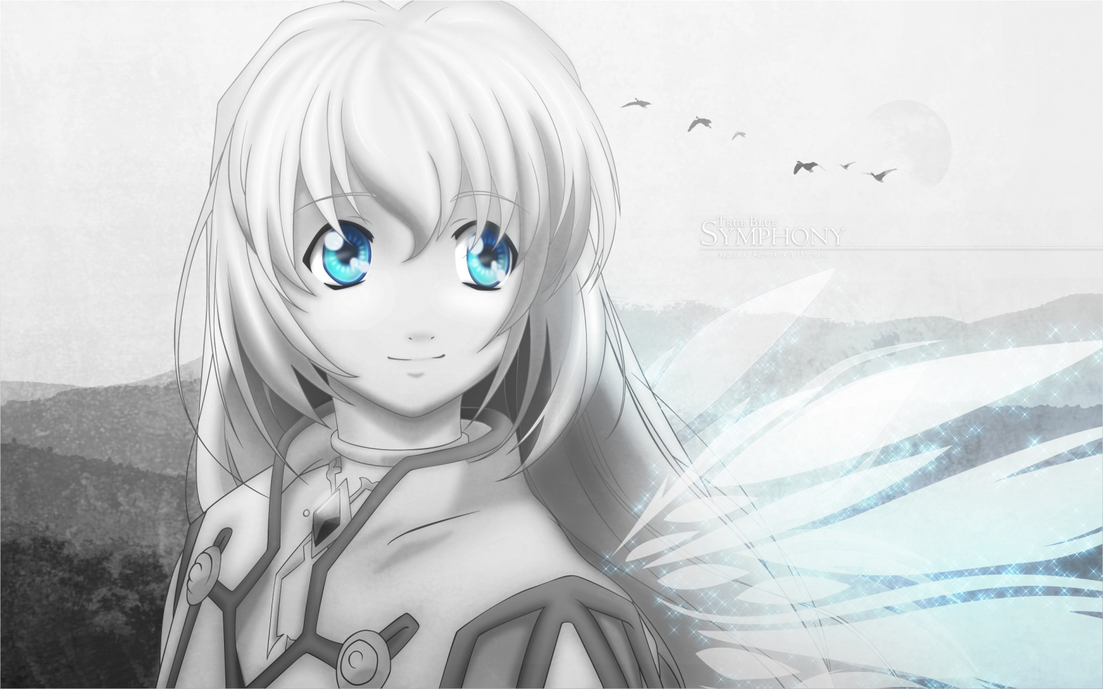 Mädchen, symphonia colette, blond, Augen, blau