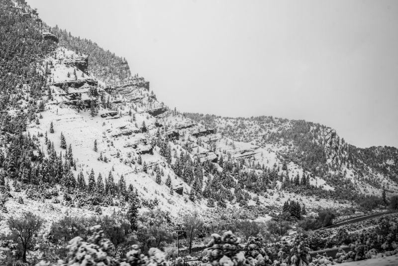 landscape, monochrome, hill, nature, trees, rock landscape, monochrome, hill, nature, trees, rock