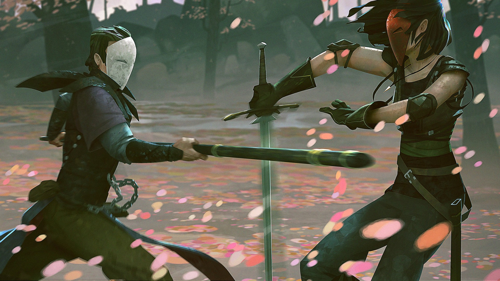Fantasy art, anime, opera d'arte, absolver, immagine dello schermo