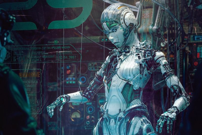 robot, stroj, ArtStation, digitální umění, sci-fi, futuristický robot, stroj, ArtStation, digitální umění, sci-fi, futuristický
