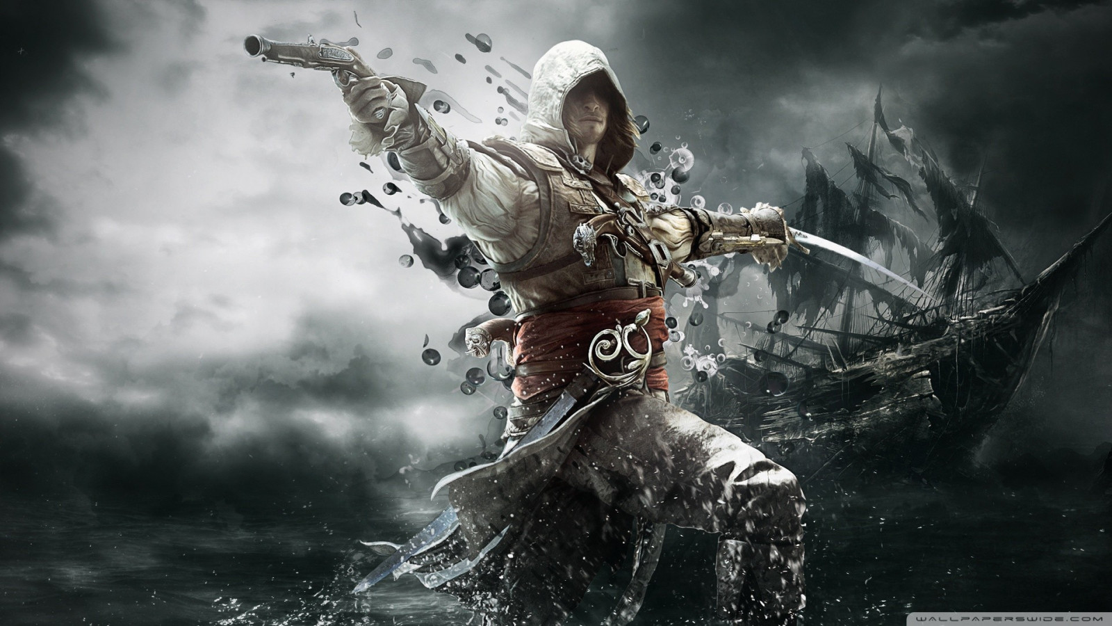 mitológia, sötétség, screenshot, 1920x1080 px, Assassins Creed, háttérképként