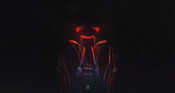 creature, artwork, predator creature, dark