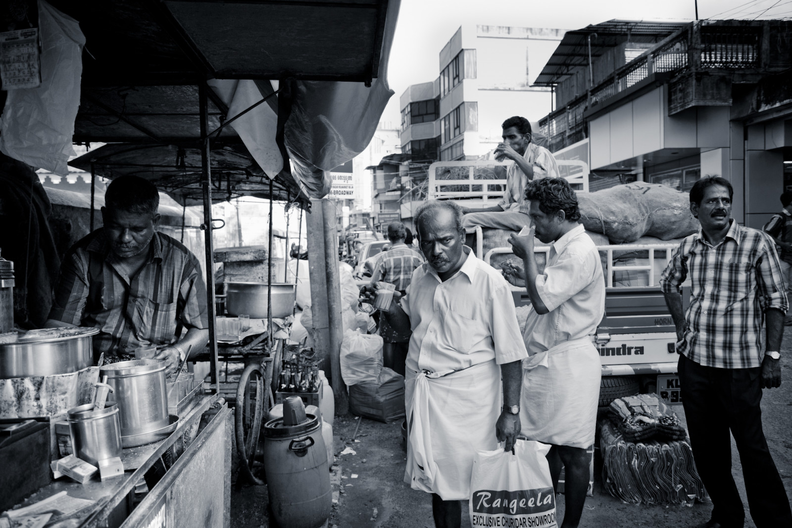 Indie, čaj, kerala, Cochin