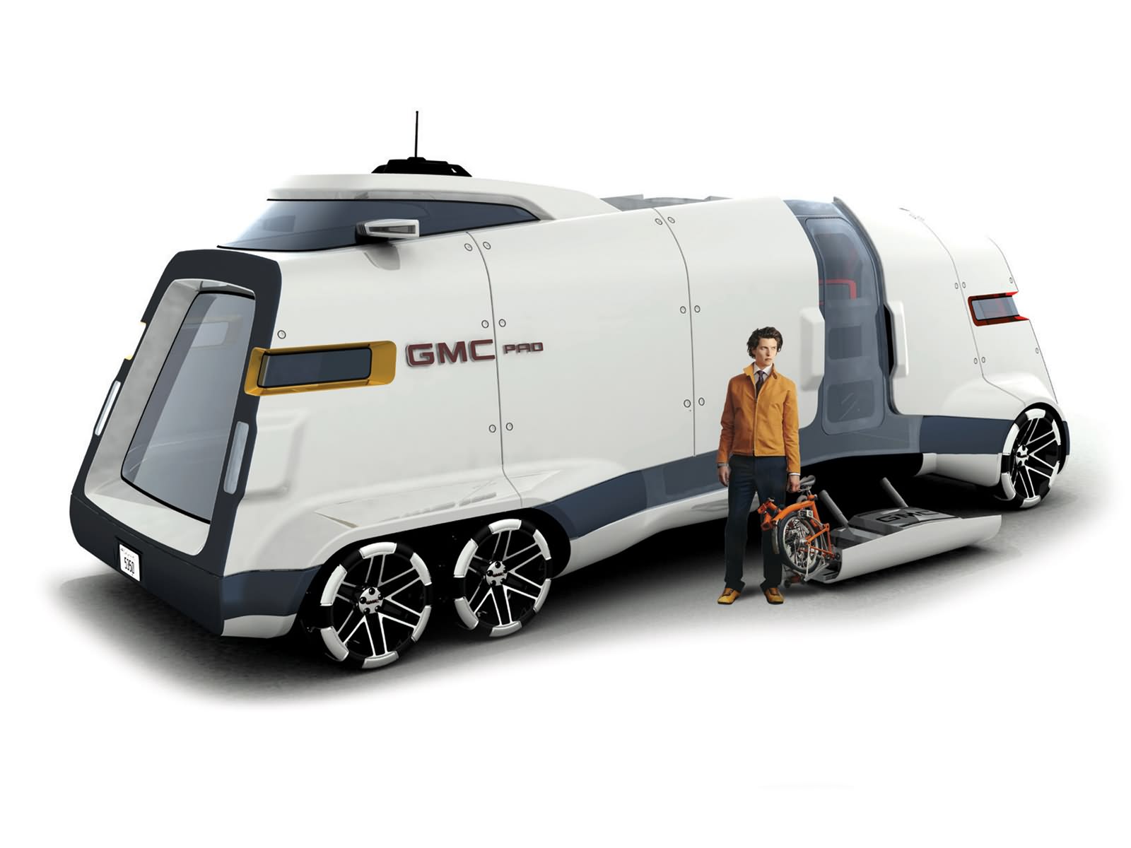 vozidlo, maketa, GMC, doprava, 2013, lokomotiva, netcarshow, netcar, obrázky vozidel, photo auto, PAD concept, pozemní vozidla, automobilový exteriér, model auta, nárazník