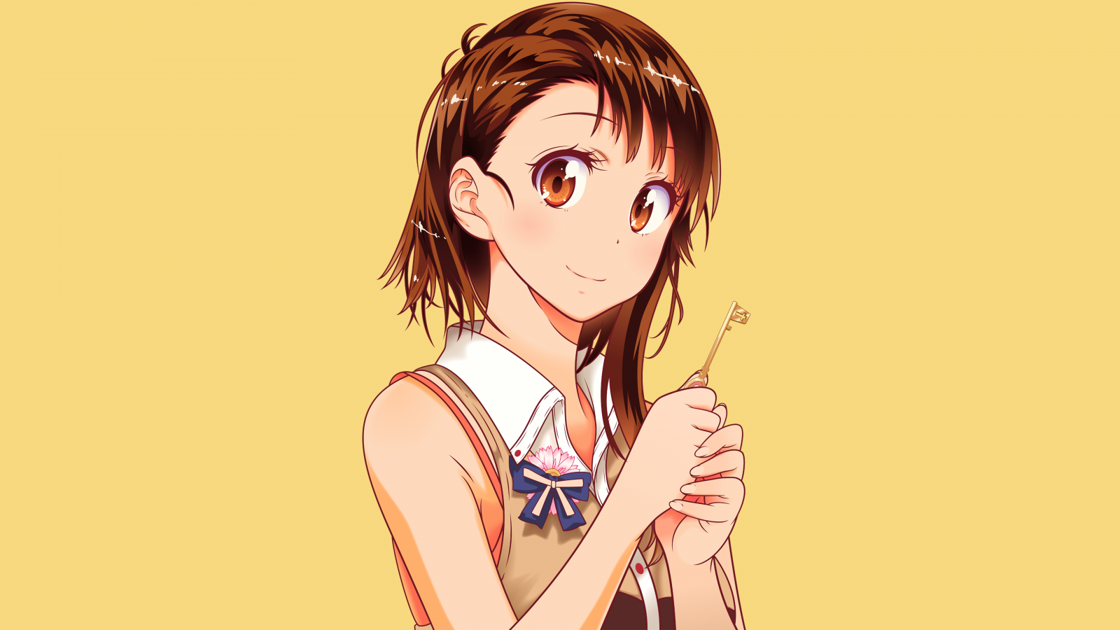 tvář, ilustrace, jednoduché pozadí, anime, anime dívky, kreslená pohádka, černé vlasy, vlasy, červenající se, pusa, Nisekoi, Onodera Kosaki, Osoba, anime vektory, mangaka