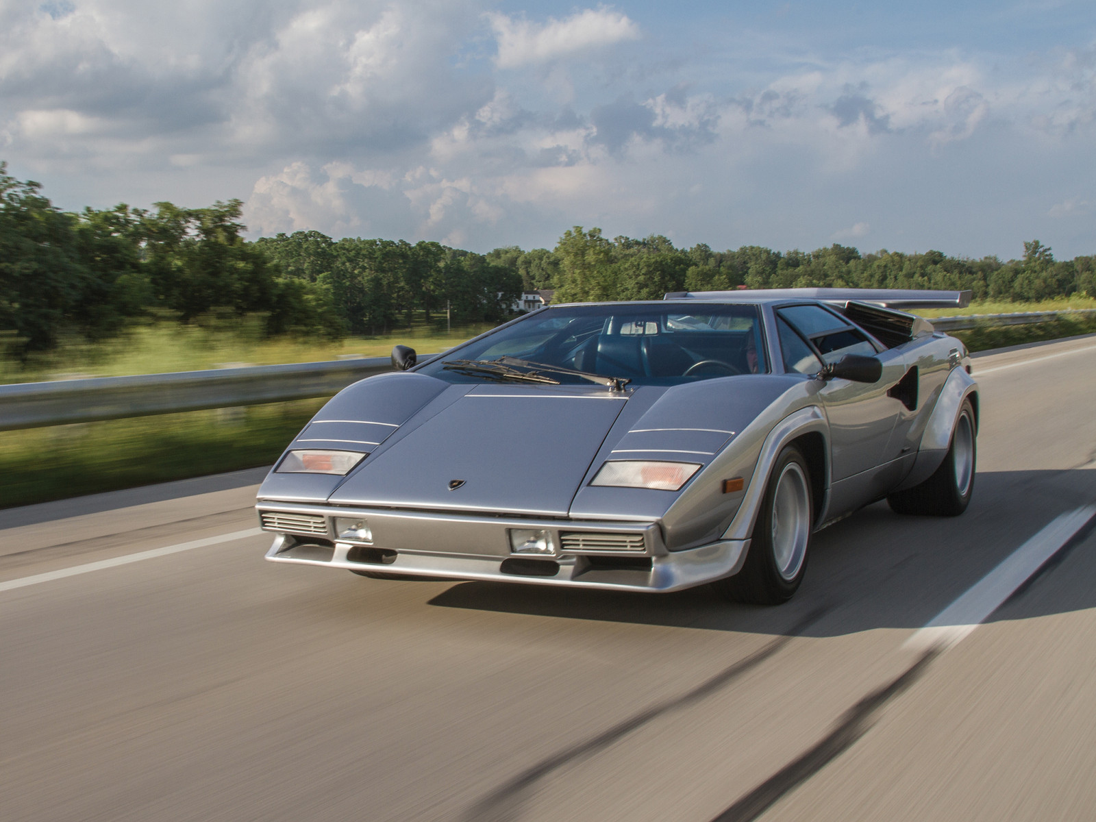 Fond d'écran Countach, Lp500s, mouvement, la vitesse