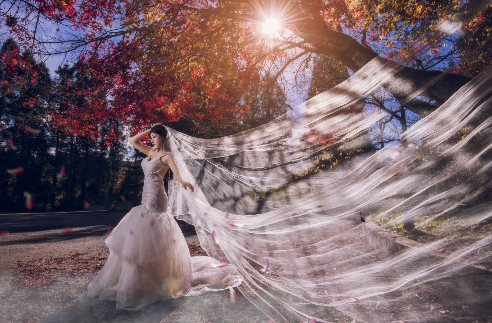 Wallpaper : brides, wedding dress, Asian 1948x1283 - chaoahbiao