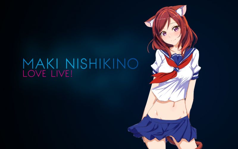 illustration, anime, anime girls, Love Live, cartoon, Nishikino Maki illustration, anime, anime girls, Love Live, cartoon, Nishikino Maki