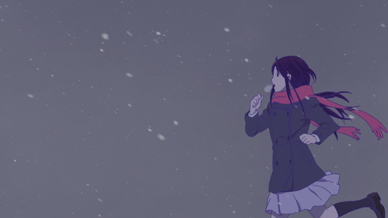 ilustrace, anime, Noragami, Iki Hiyori, Snímek obrazovky