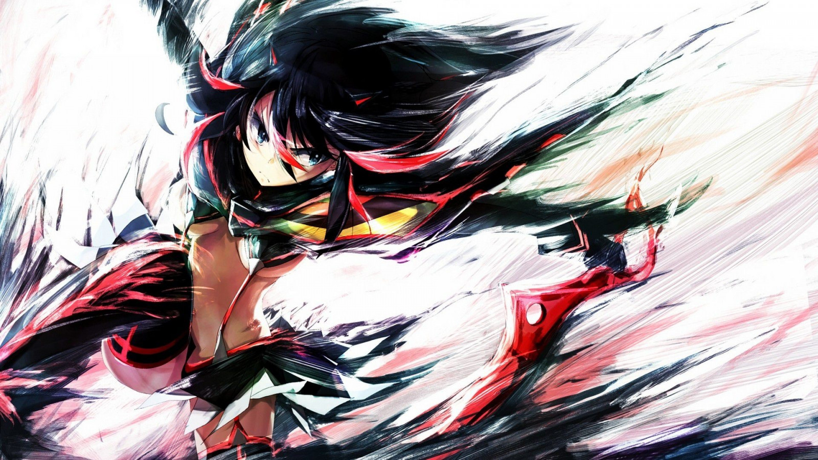 výkres, ilustrace, anime, Kill la Kill, Matoi Ryuuko, skica, mangaka, comics umělec, komiks