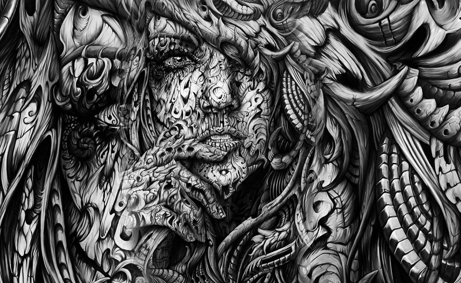 ใบหน้า, ภาพวาด, ผู้หญิง, ขาวดำ, ศิลปะจินตนาการ, งานศิลปะ, ตำนาน, ศิลปะ, ร่าง, ดำและขาว, ถ่ายภาพขาวดำ, ตัวละคร