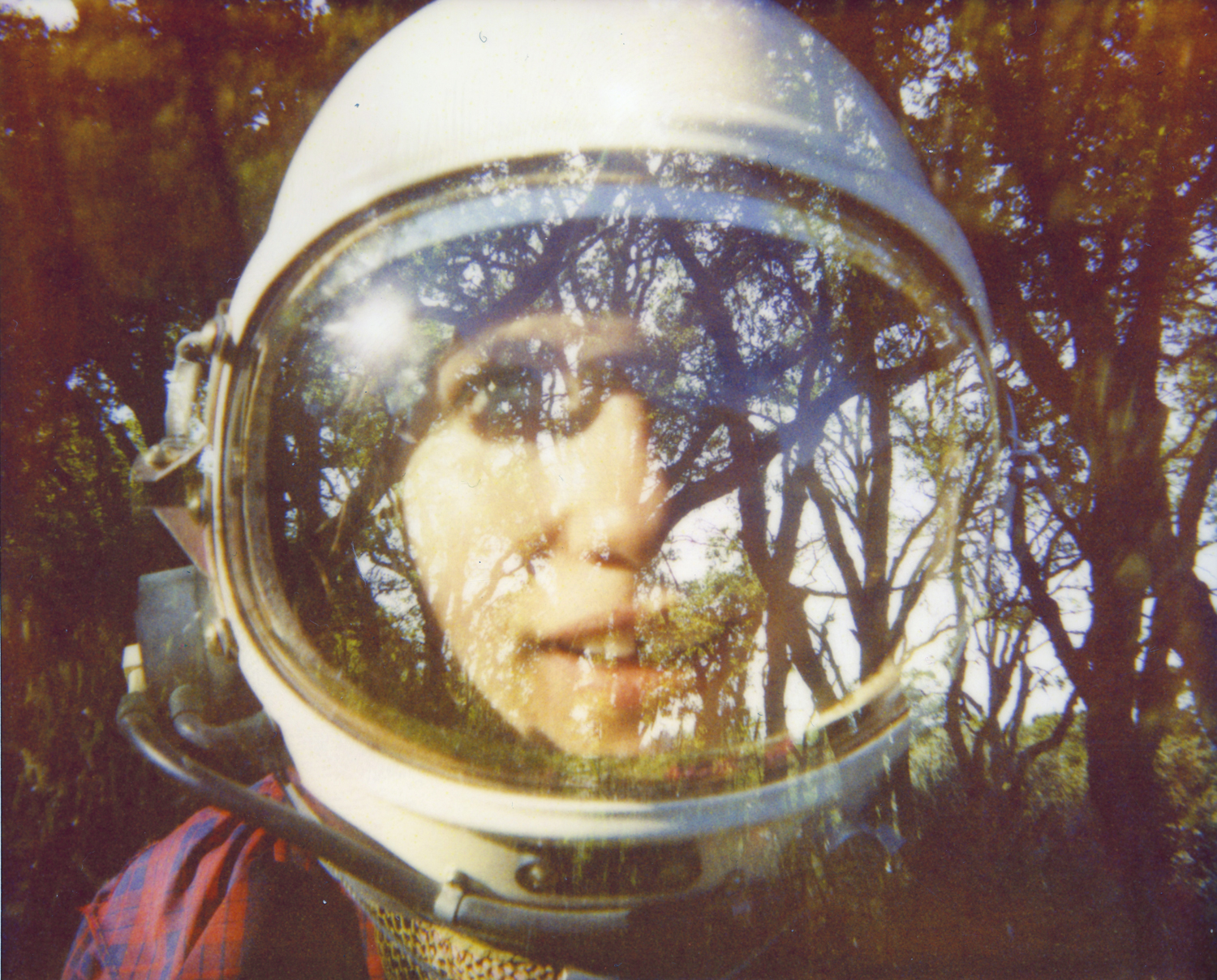Příroda, Polaroid, forrest, doubleexposure, prostor, astronaut, spektra, kosmonaut, Softtone, impossibleproject