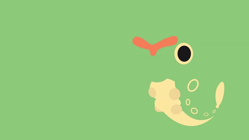 1920x1080 px, Pokemon, vihreä, minimalismia, Weedle