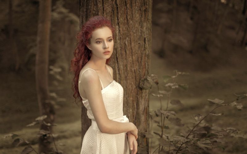 kůra stromu,Příroda,ženy,model,venku,bokeh