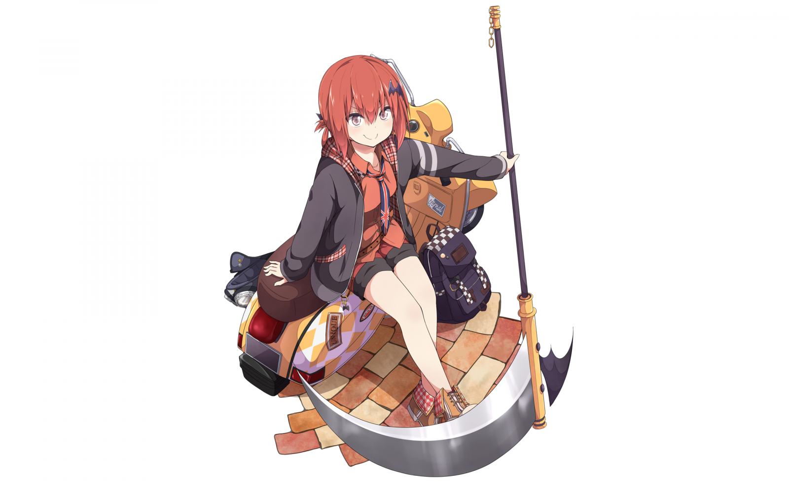 ilustrace, anime, anime dívky, kreslená pohádka, Gabriel Dropout, Satanichia McDowell Kurumizawa, Hračka, figurka, akční figurka