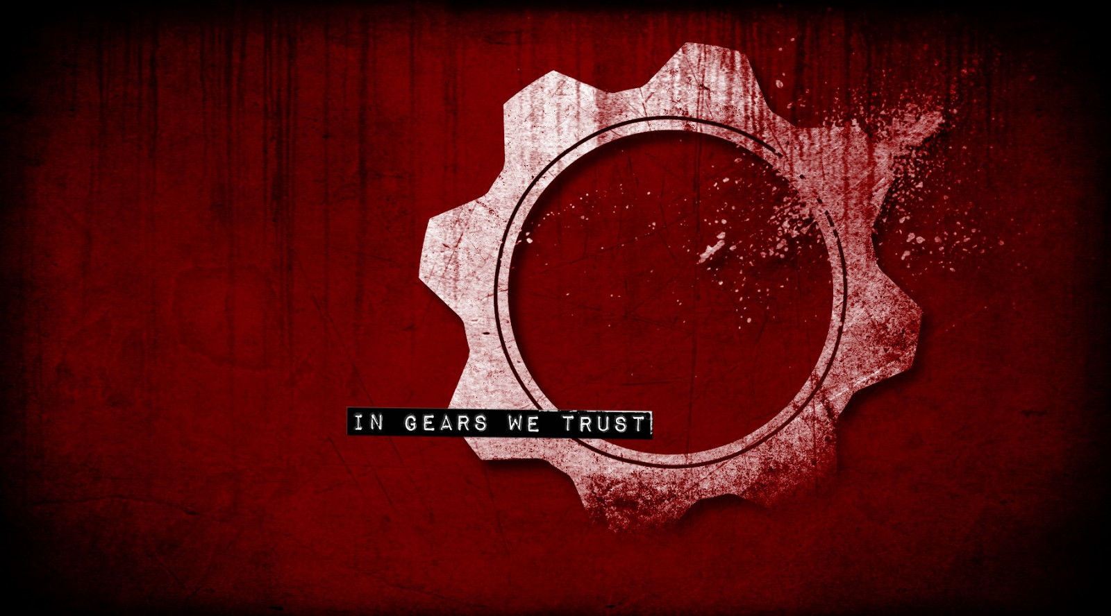 Wallpaper illustration, video games, red, text, fan art, Gears of War, darkness, number