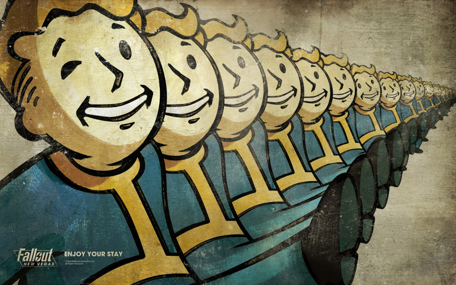 illustrazione, videogiochi, pioggia, Cadere, giochi per PC, graffiti, canali di scolo, Vault Boy, ARTE, 1920x1200 px