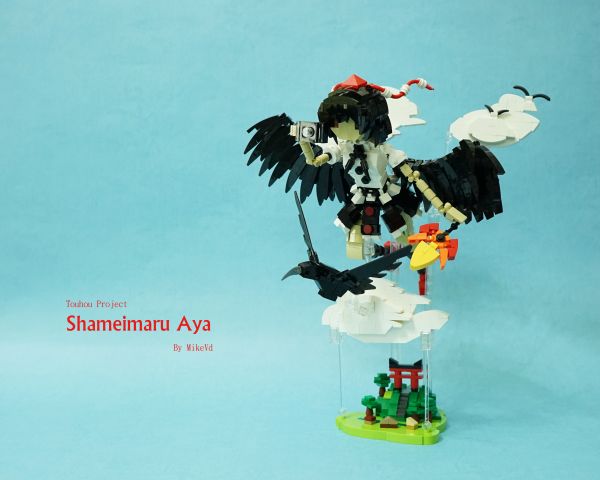 illustration,Touhou,cartoon,LEGO,Toy,wing