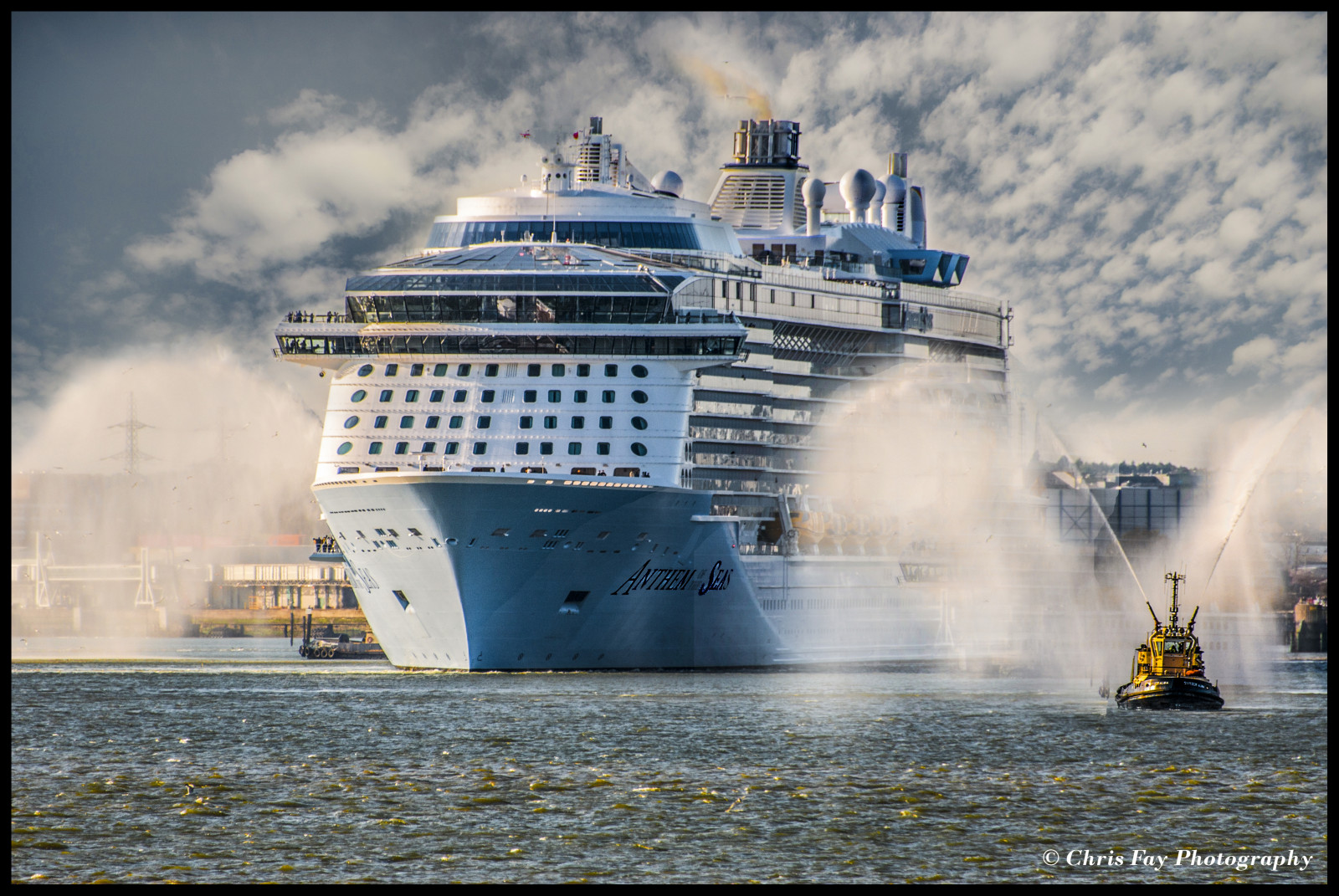 UK, England, Hampshire, krydstogtskib, southampton, liner, passengerliner