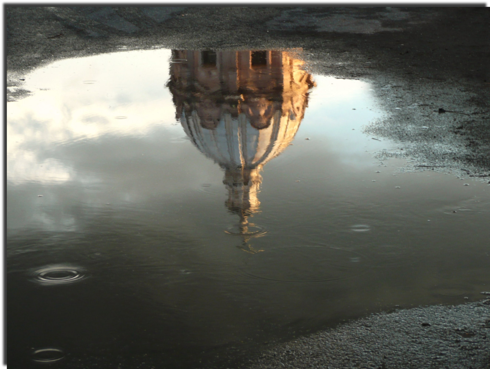 roma, Pioggia, primastella, Romachiesadelsantissimonomedimariaalforotraiano