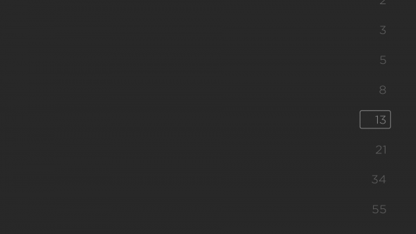 minimalism,Fibonacci sequence,numbers