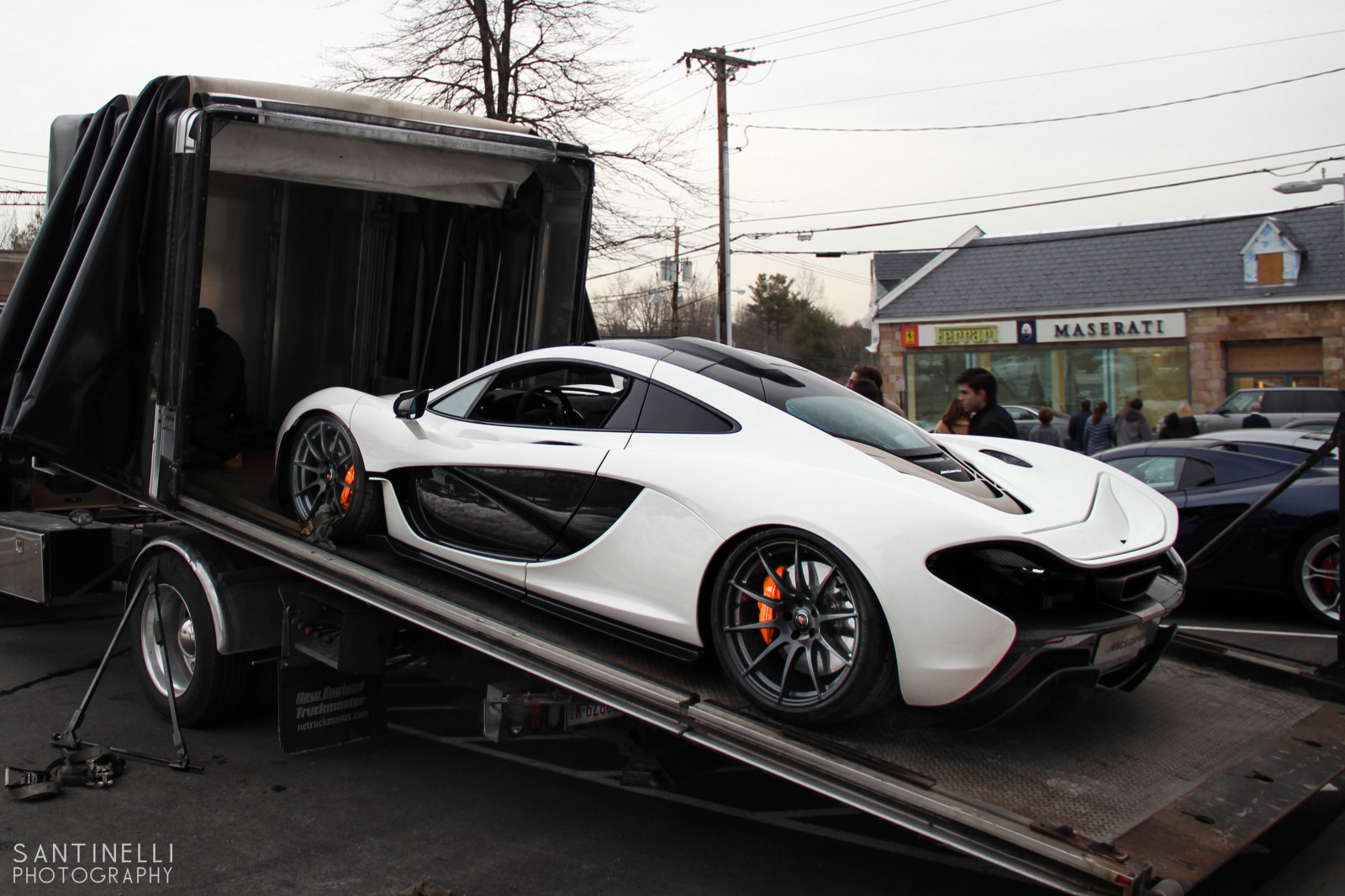 bílý, Connecticut, Greenwich, McLaren, p1, mclarenp1