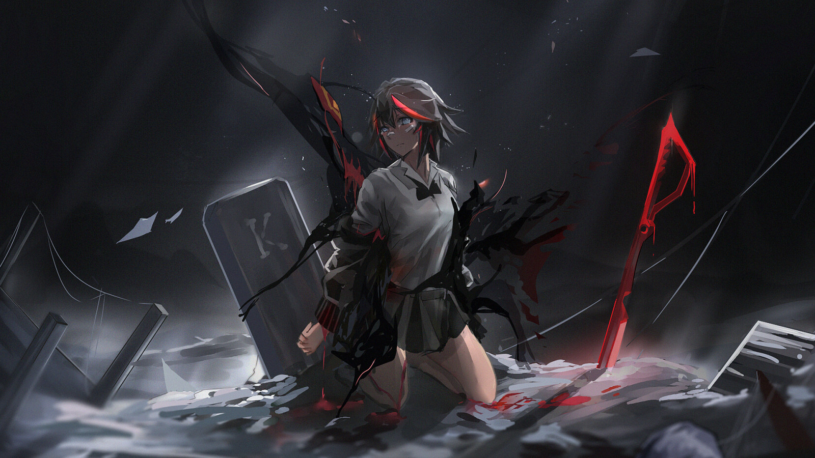 обои : Kill Kill, Матой Рюуко, Аниме девушки 1920x1080 - AsanoYui01 - 11566...