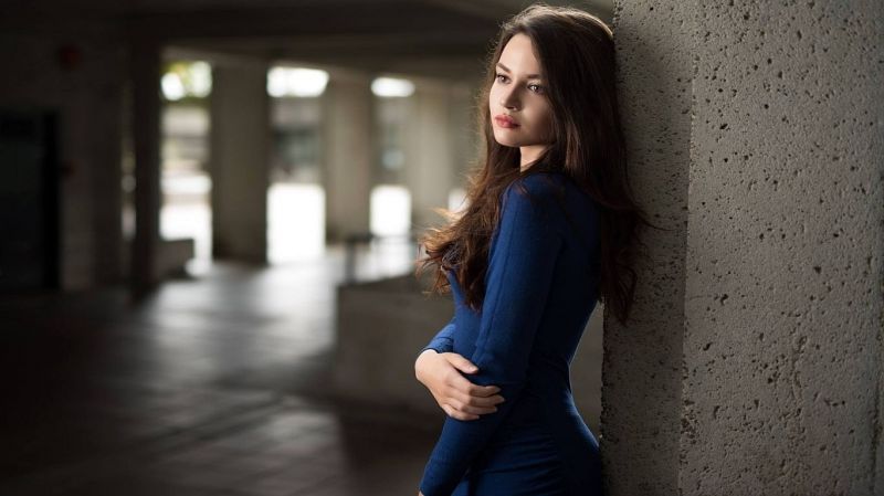 Černá, ženy, model, portrét, sedící, fotografování Černá, ženy, model, portrét, sedící, fotografování