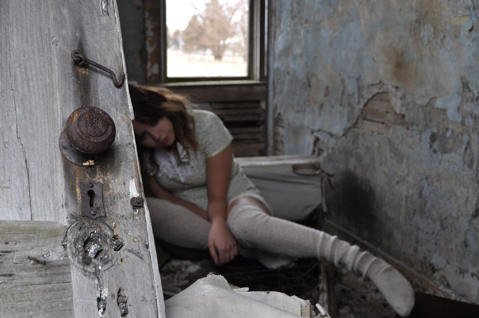 opuštěný, ponožky, rozklad, starý dům, abandonedhouse, opuštění, ruraldecay