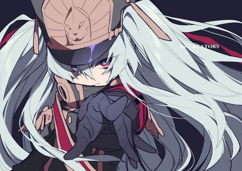 RE CREATORS, anime dívky, Gunpuku Ne Himegimi RE CREATORS, anime dívky, Gunpuku Ne Himegimi