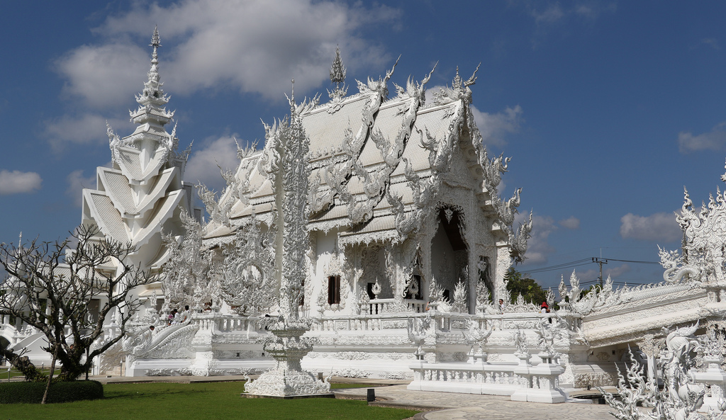 watrongkhun, tempiobianco, whitetemple, buddhistandhinduisttemple, tempiobuddistaeinduista, Tempio, Chiangrai, chiangraiprovince, norththailand, tailandiadelnord, Thajsko, tailandia, Thajsko, artistchalermchaikositpipat, artistachalermchaikositpipat, moderntemple, buddhistarchitecture, hinduarchitecture, Kánon