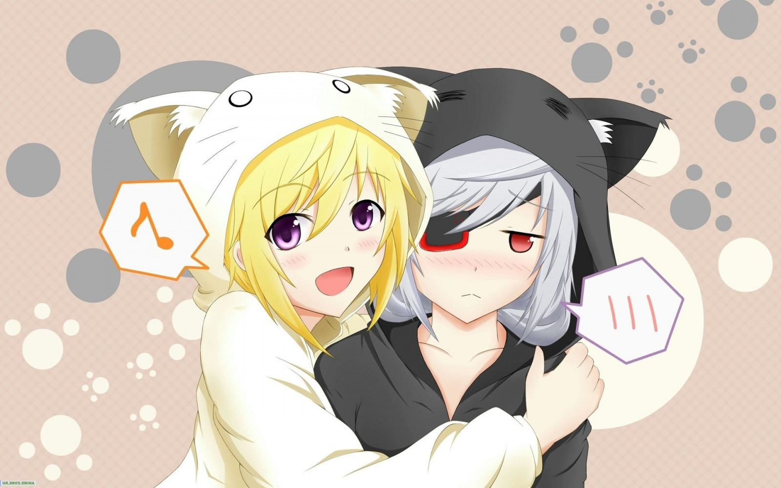 ilustrace, anime, kreslená pohádka, černé vlasy, přátelství, pusa, nos, emoce, Bodewig Laura, štěstí, Dunois Charlotte, catsuit, hlava, kloub, UMĚNÍ, chladný, dívka, usměj se, člověk, obejmout, savec, grafika, 1920x1200 px, obratlovců, člověk barva vlasů, mimika, ucho, fiktivní postava, orgán, mangaka, beletrie, interakce