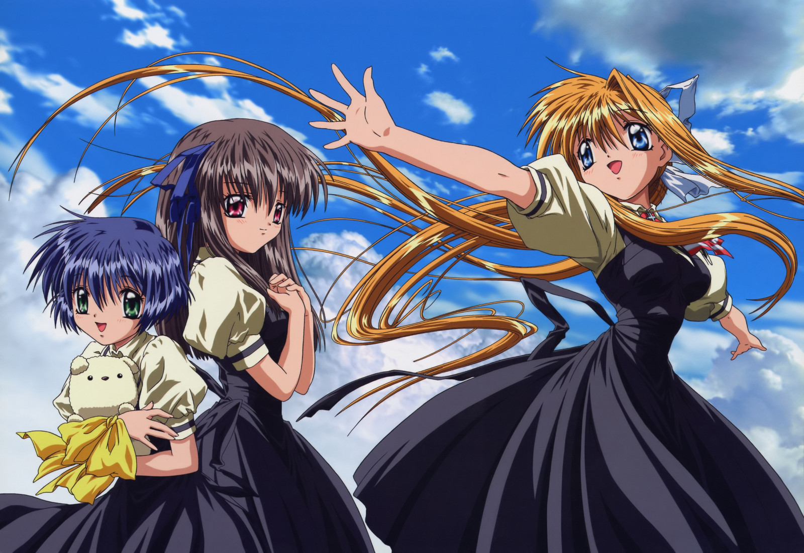 ilustrace, anime, anime dívky, umělecká díla, Air anime, mangaka