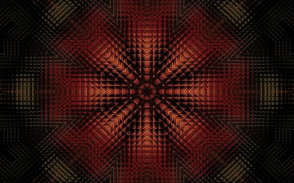 digital art, abstract, symmetry, fractal, pattern, texture