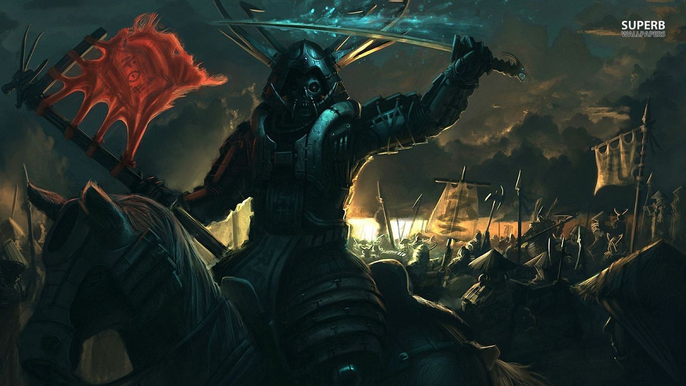 kriger, samurai, mørke, skærmbillede, computer tapet, pc spil