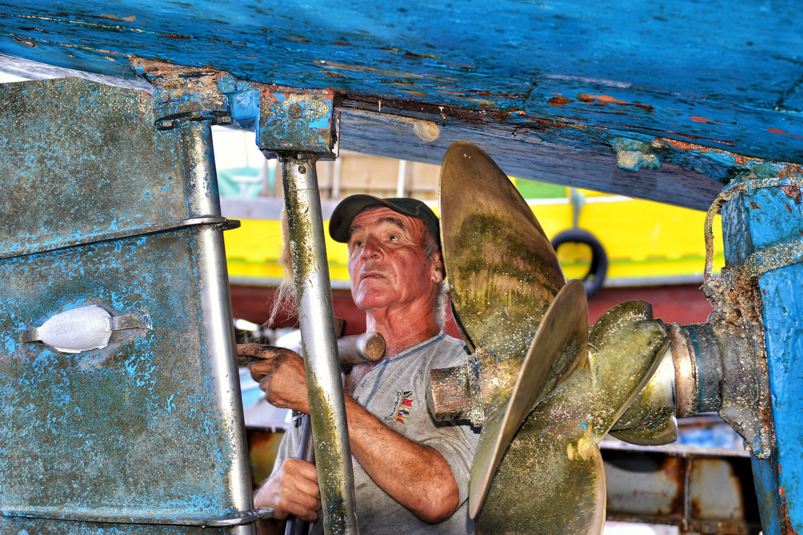 Wallpaper wood, portrait, man, men, Portugal, work, boats, boat