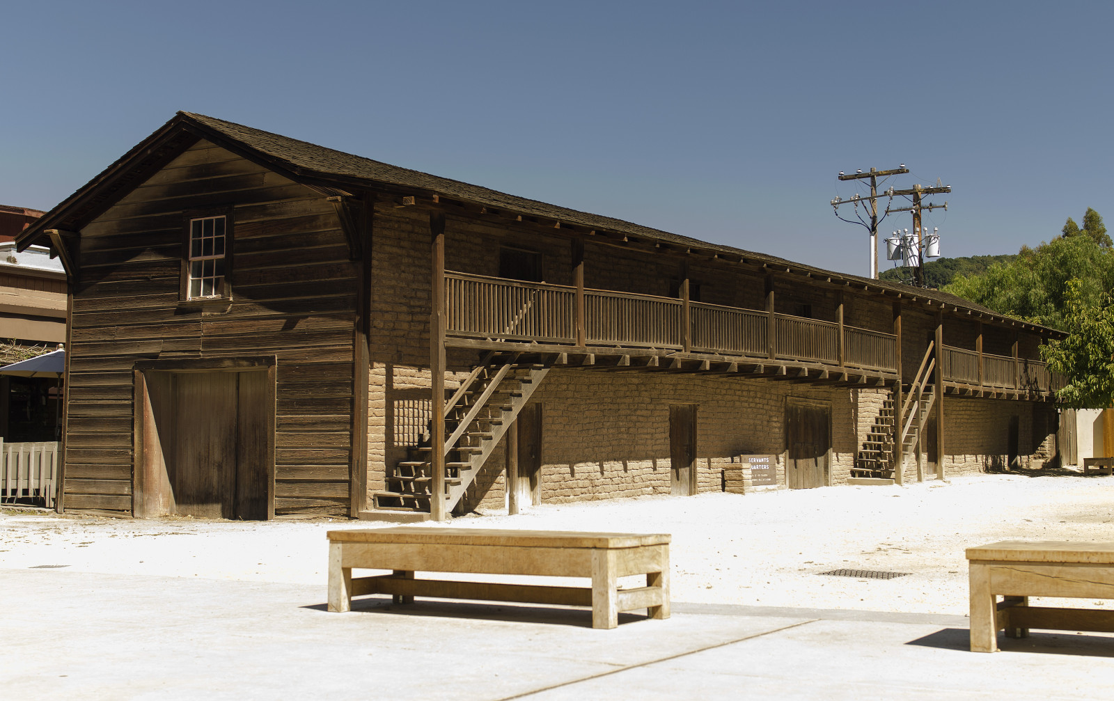 gammel, arkitektur, bygning, vinter, træ, vin, hus, kyst, historisk, historie, Californien, USA, Land, vest, træ, dag, nordlige, skur, os, klar, turist, ca, facade, bestemmelsessted, bjælkehytte, fjerdedele, Sonoma, seværdigheder, tjenere