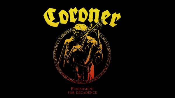 cover art, skeleton, 2732x1536 px, album covers, Coroner, Punishment for Decadence