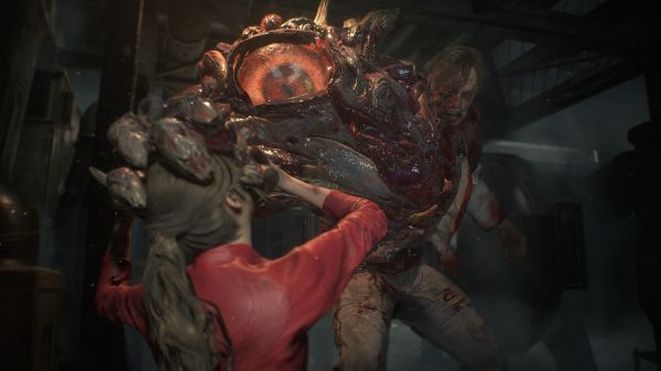 Resident Evil, Resident Evil 2, Leon Kennedy, Claire Redfield, video games, Racoon City