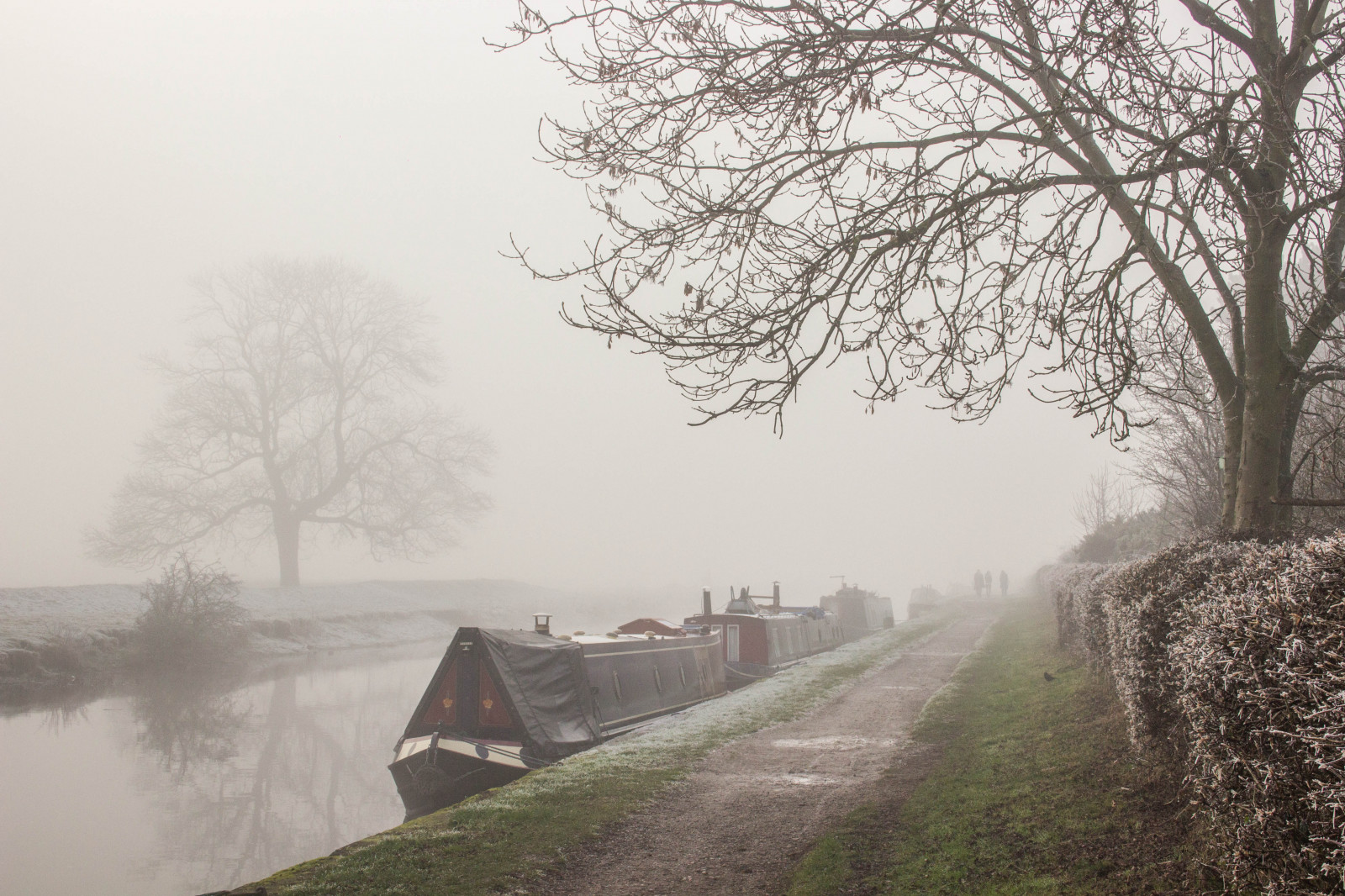 loď, sníh, zima, Studený, ráno, mlha, mráz, Kánon, Prvky, kanál, zmrazení, opar, rodina, 2016, dlouho, strom, mlha, Procházka, počasí, chudý, sezóna, jednobarevný, prosinec, člověk, zarámovaný, dSLR, střih, složení, sezónní, čísla, Nottingham, Derbyshire, 600, kapesní, venkov, atmosférický jev, vodní, dřevina, melancholie, Nottinghamshire, Julian, Barker, úzký, cranfleet, Eaton, Leicestershire, towpath, mizí, téměř, jednotvárný, 29., murk, viditelnost, živel