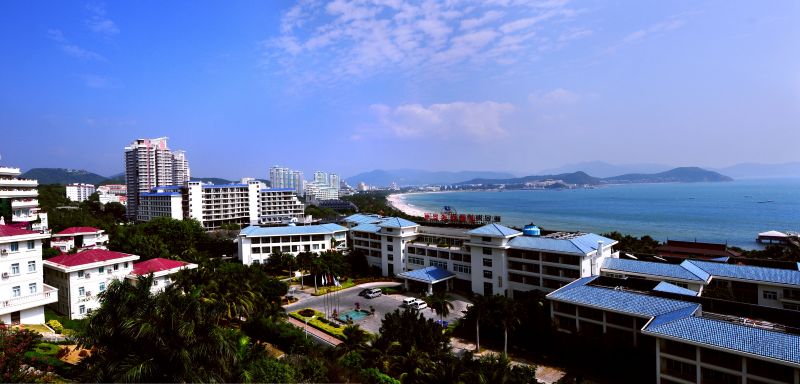 mare, città, paesaggio urbano, baia, paesaggio, spiaggia