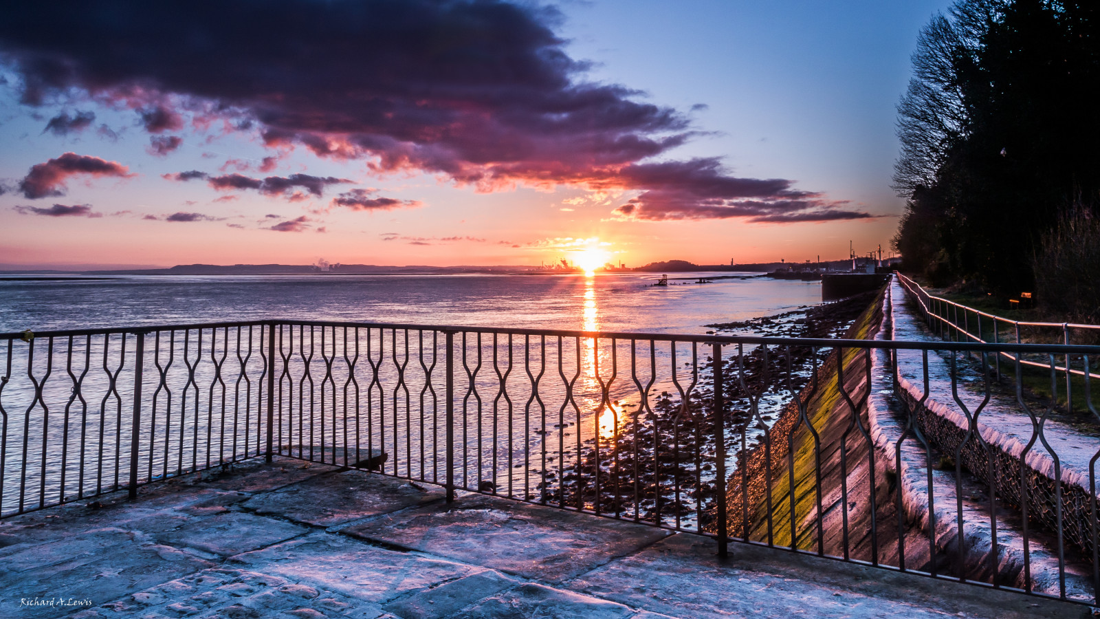 Wallpaper caviardreams, eastham, ferry, wirral, sunrise, river, mersey 4608x2592 975024