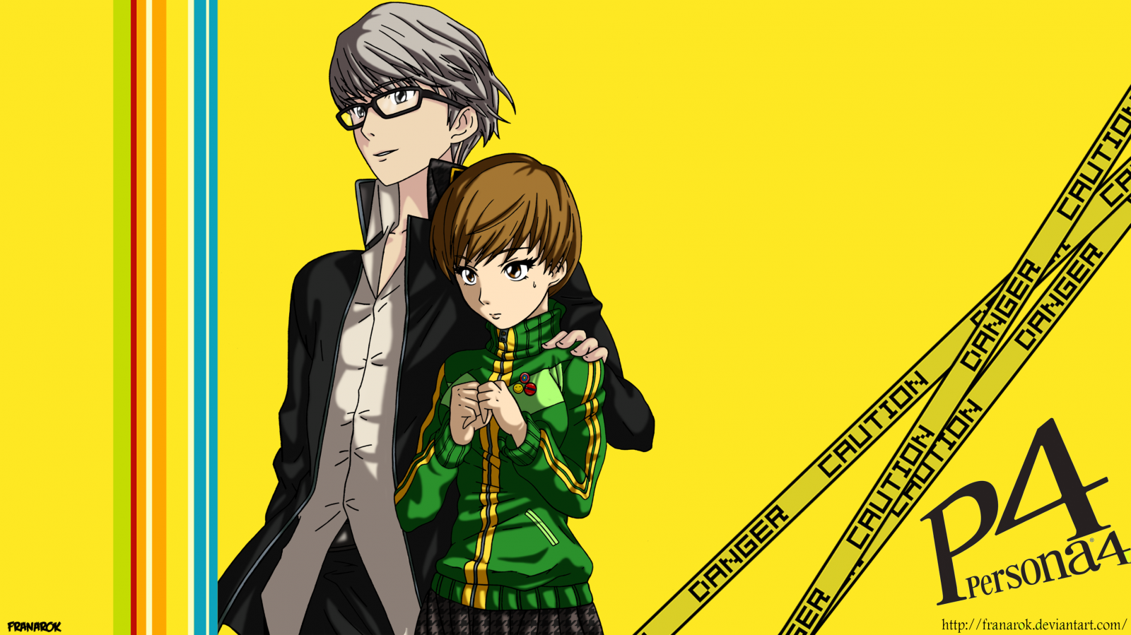 illustration, anime, DeviantArt, tegneserie, Narukami Yuu, Persona 4, Chie Satonaka, tegneserier, skrifttype, mangaka, tegneserie