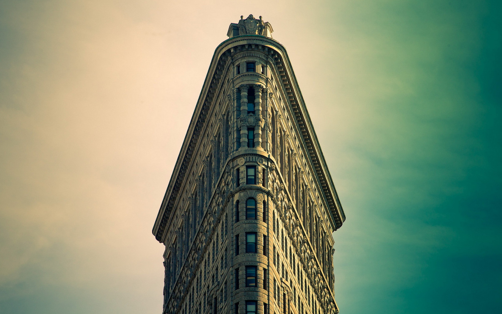 panoráma města, noc, odraz, nebe, mrakodrap, večer, věž, horizont, Manhattan, Flatiron Building, spirála, nyc, mezník, panelový dům, kostelní věž, New York