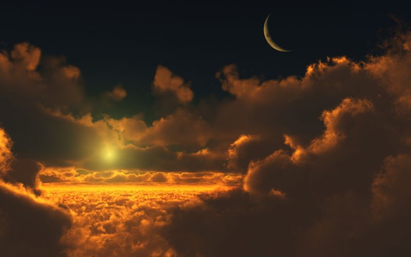日光, 日没, 空, 雲, 日の出, 月 日光, 日没, 空, 雲, 日の出, 月