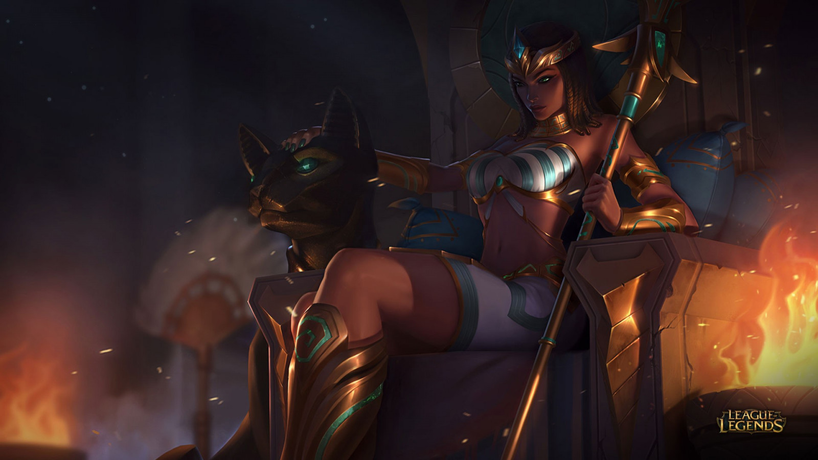 anime, League of Legends, Nidalee League of Legends, mitologia, oscurità, immagine dello schermo, sfondo del computer, personaggio fittizio