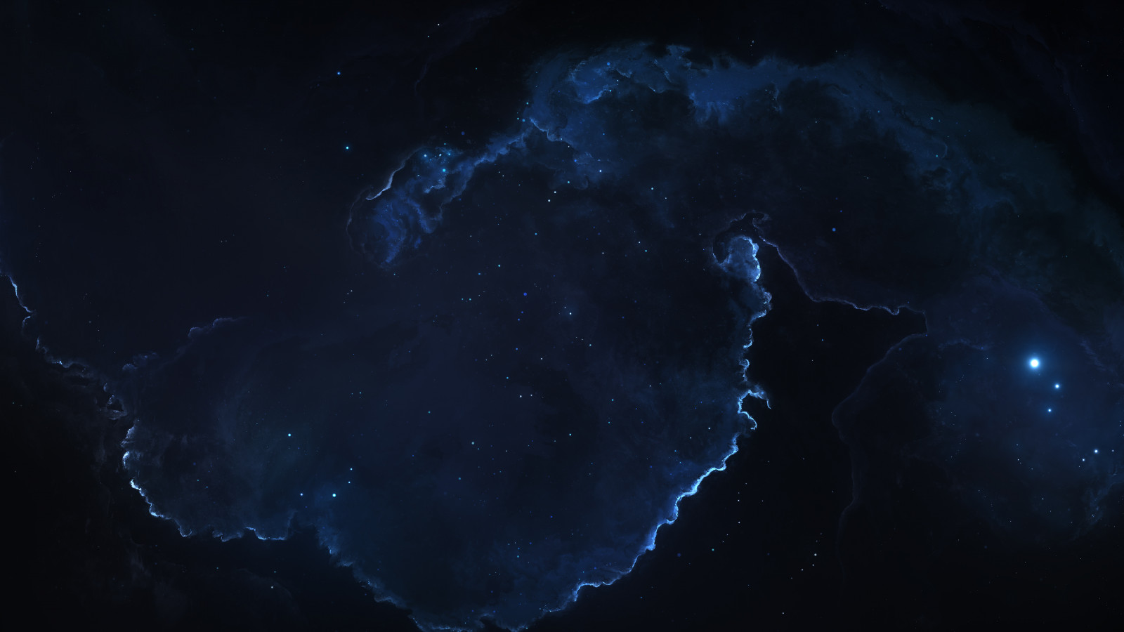 Starkiteckt, prostor, hvězdy, galaxie, 3D