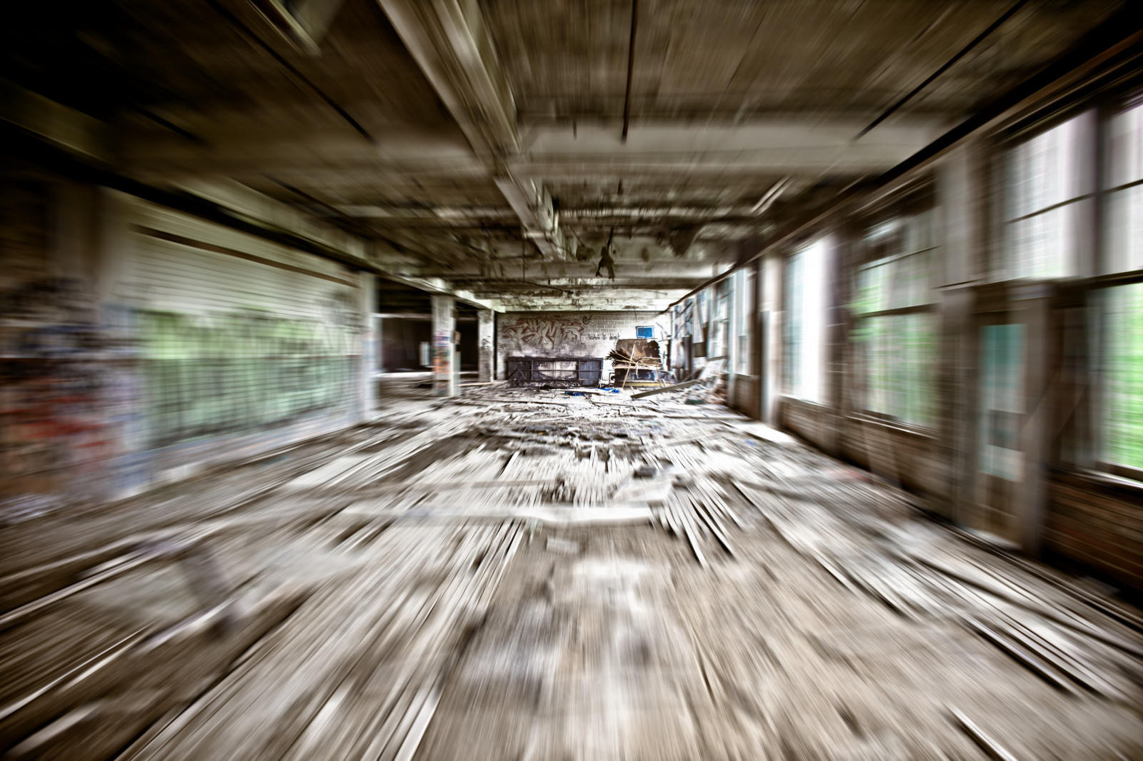 architektura, opuštěný, dřevo, Spojené státy americké, grafiti, Michigan, Detroit, Packard, urbex, patro, podlaha, dno, fav10, fav50, fav25, Spojené státy, Spojené státy americké, urban area, denní osvětlení, urban exploration, detroit0610dmu, packardplant