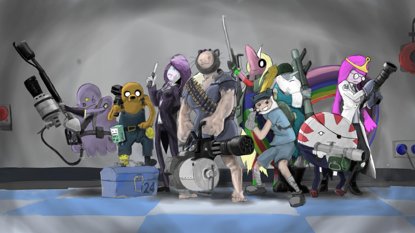 Adventure Time Tech Wallpaper : anime, robot, Toy, machine, Adventure Time, screenshot ...