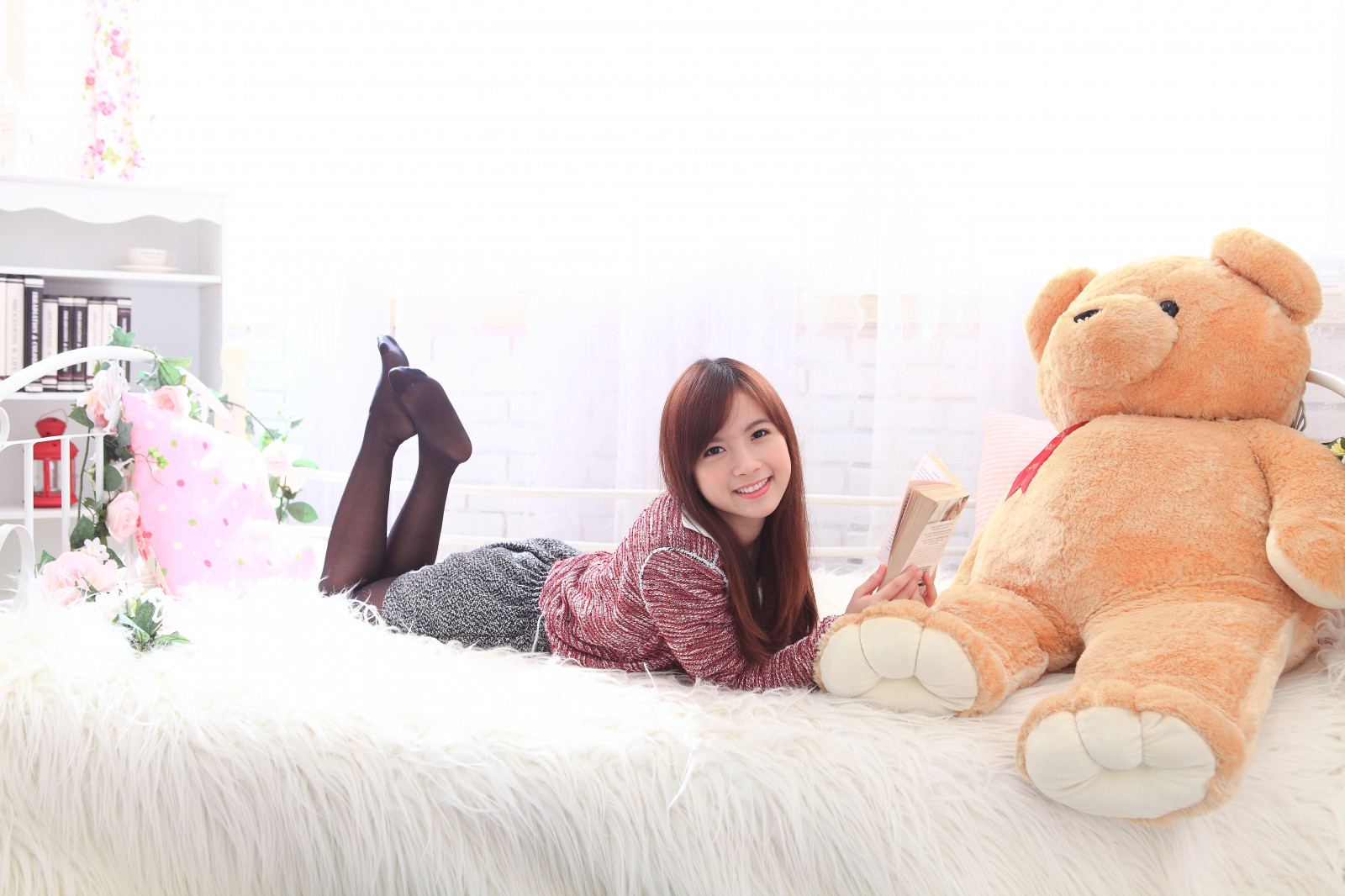 Kvinder, model, xiaojing